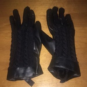 *3 for $10* Torrid Faux Leather Knit Gloves